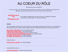 Tablet Screenshot of jdr.onirarts.com